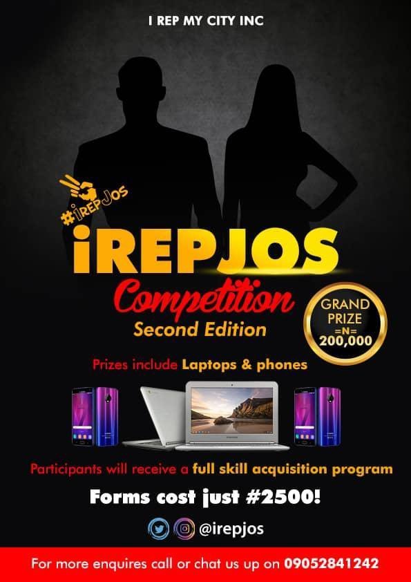 #IRepJos2019: I REP MY CITY INC presents – (IREPJOS2019 COMPETITION) FORMS ON SALE!