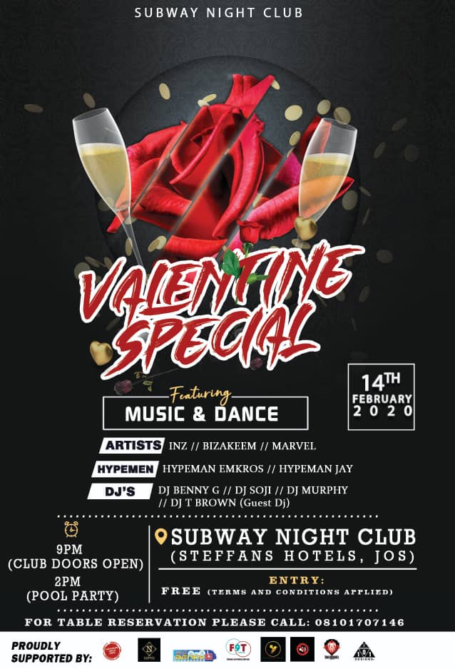 EVENT: Valentine Special/Birthday Turn Up with Sandra (Manger SubWay Night Club) – 14TH FEB. 2020