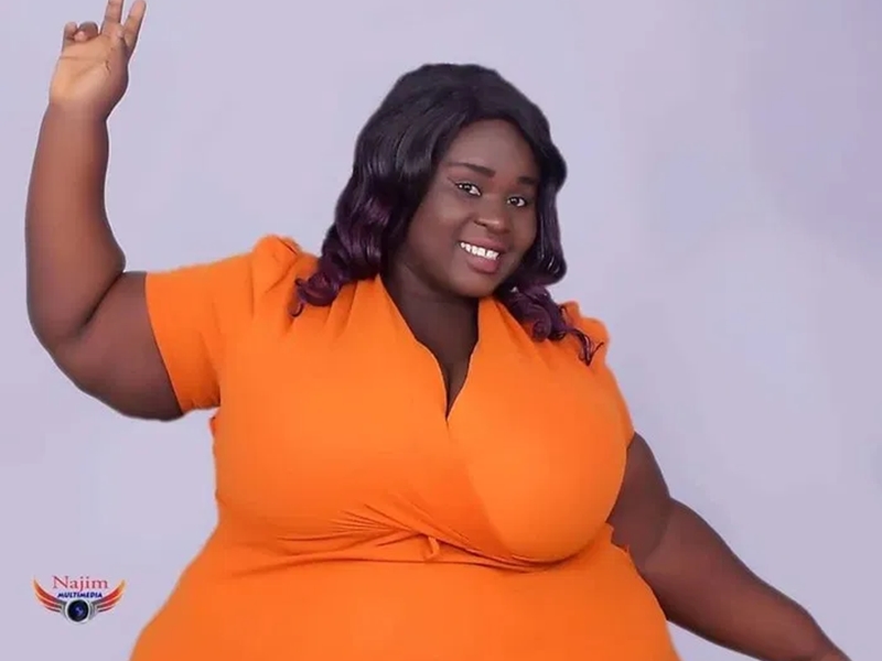 Ghanaian OAP, Precious curses those who cheat on plus-size women