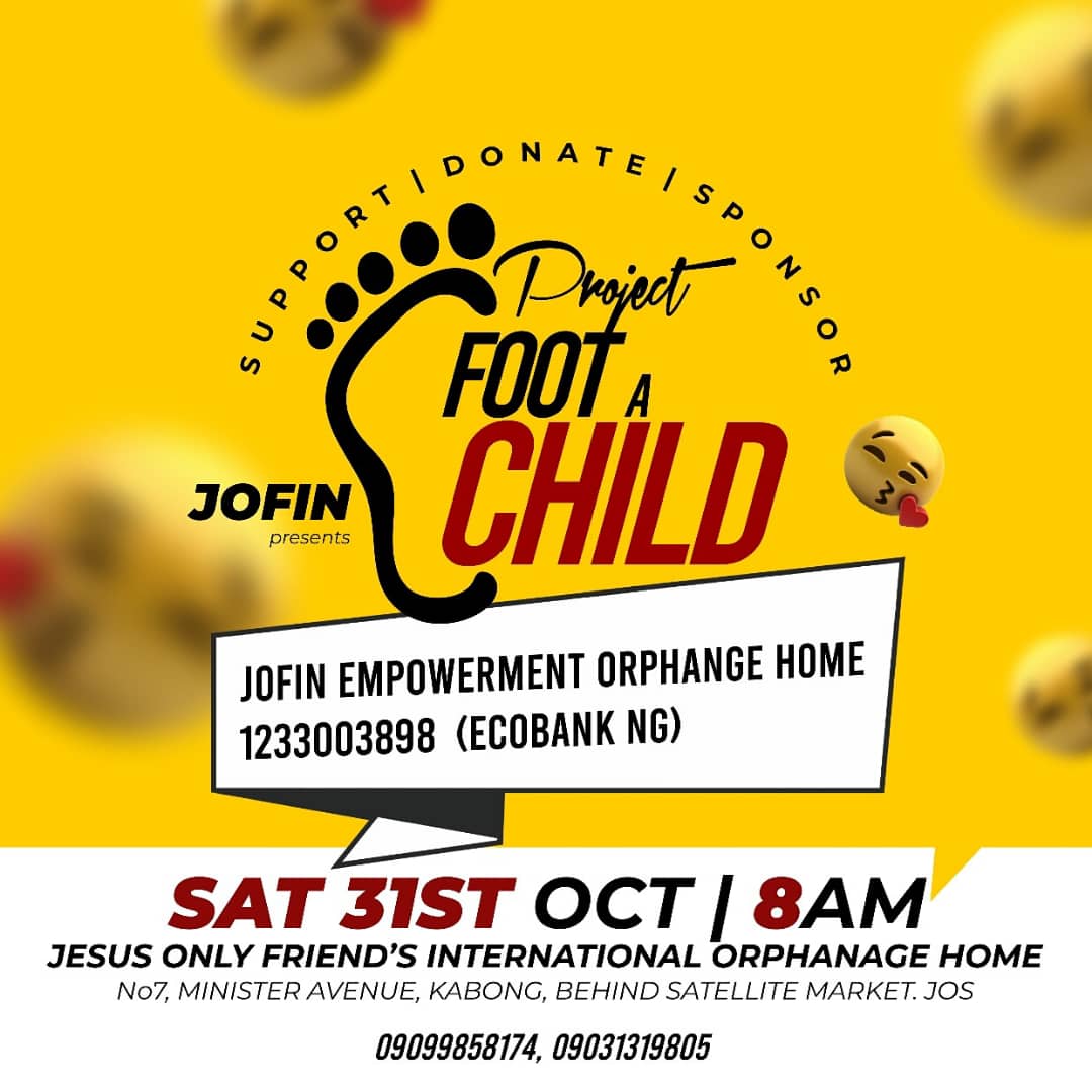 Foot A Child Outreach Lead by JOFIN