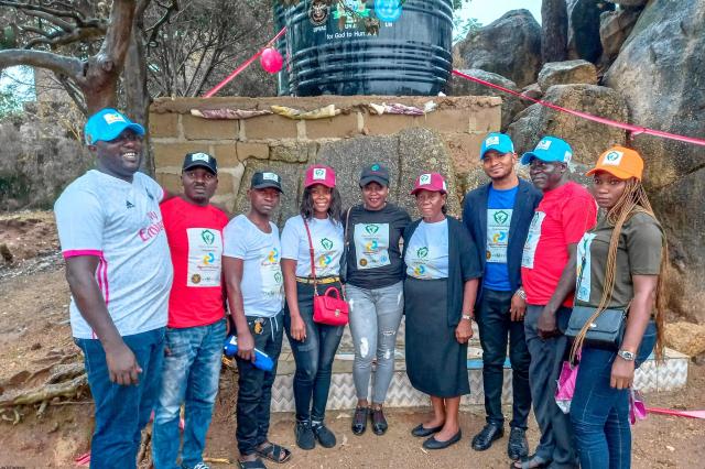 The Dooscomforts Home Commissions Borehole Project in Jenta Mangoro, Sponsored by the Algier12 Properties Limited.