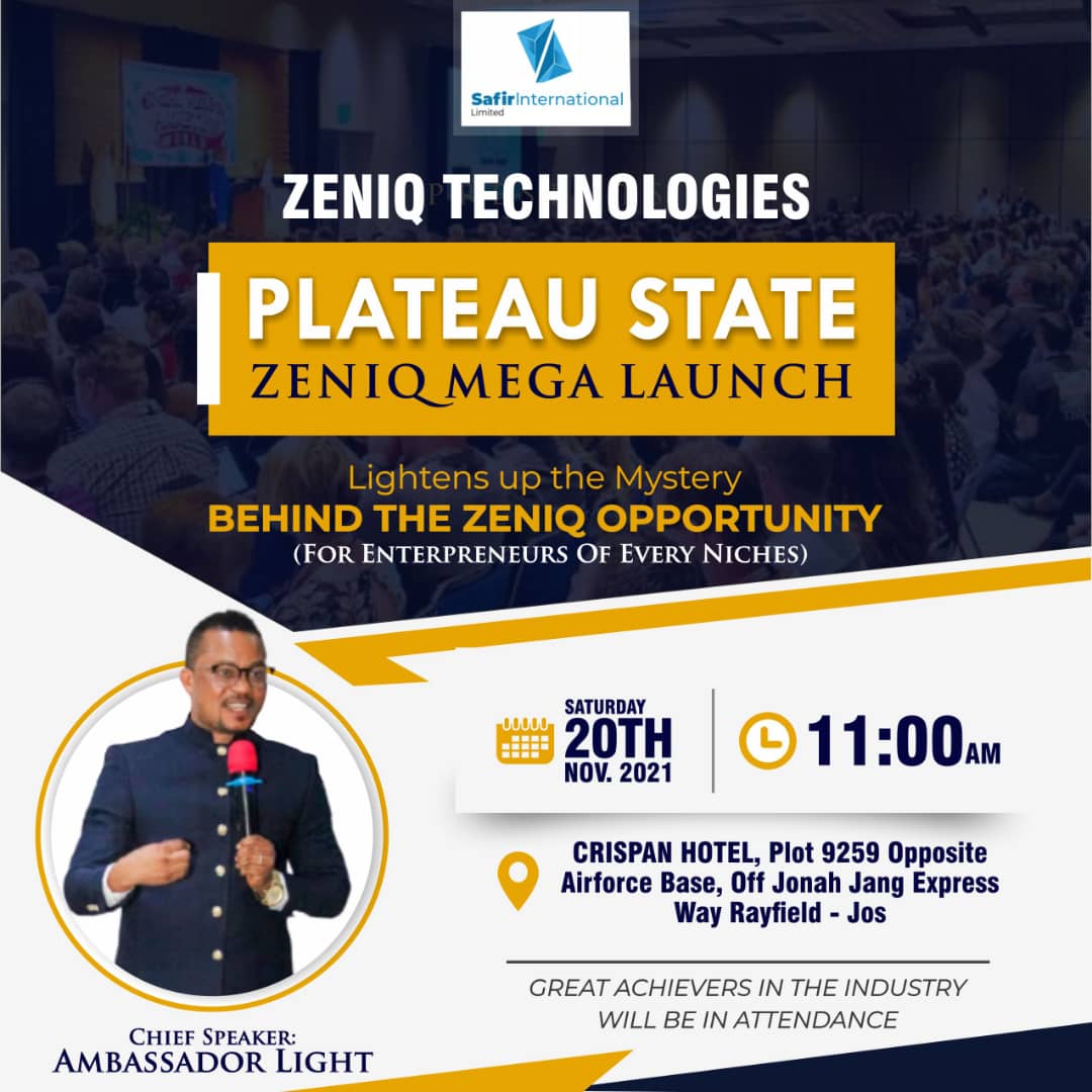 Plateau Zeniq Mega Launch: the next big opportunity in Jos