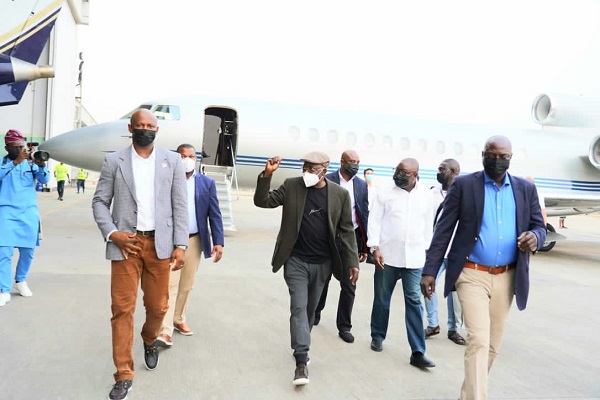 Tinubu returns to Nigeria after UK consultations