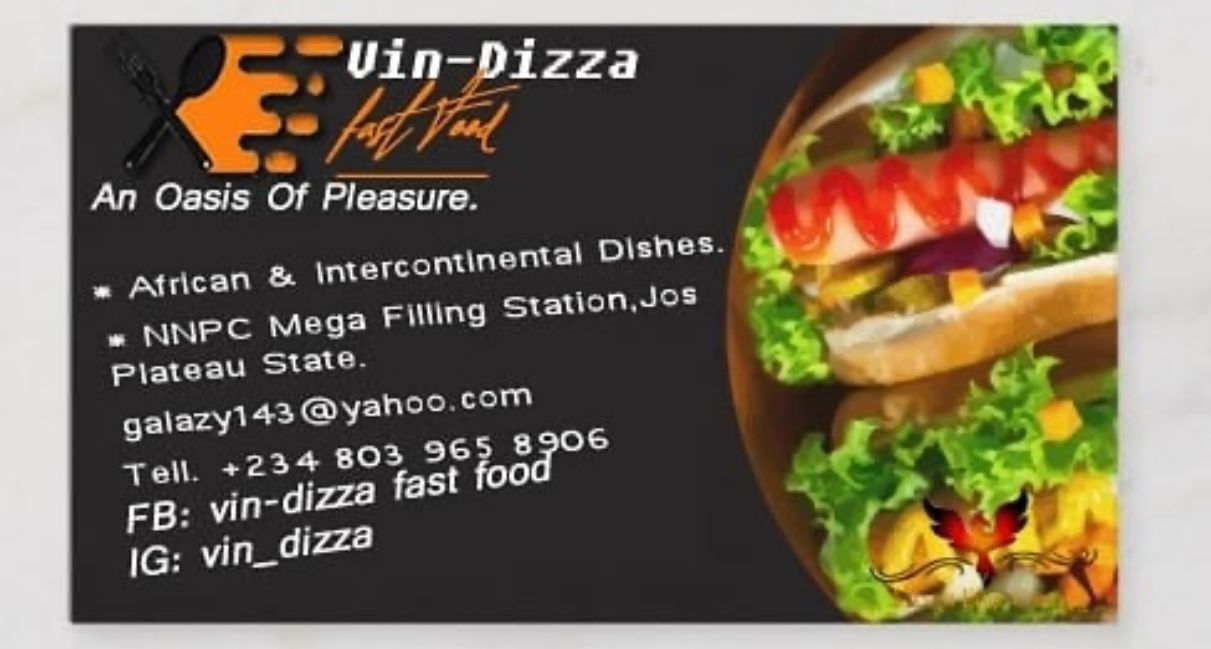 VIN DIZZA: The newest finger licking plug!