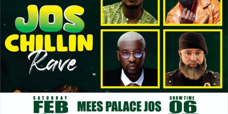 Jos Chillin Rave to hold this February, features M.I, Dj Neptune and others