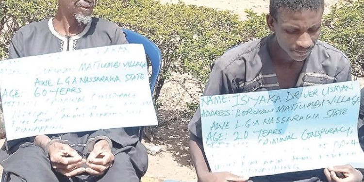 Police nabbed kidnapping gang of Father and Son in Plateau