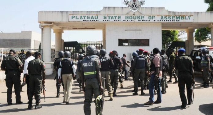 Plateau State House of Assembly complex sealed by Security operatives