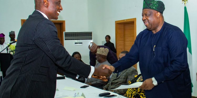 Governor Mutfwang Swears-in SGS and Attorney General