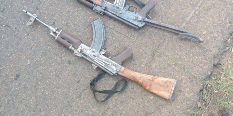 OSH in Action as Troops Neutralize Bandits in Mangu, Retrieve AK-47 Rifles