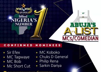 Who is Who Awards Unveils Controversial A-List MC’s/Comedians in FCT