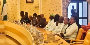 First Lady, Remi Tinubu Host Super Falcons In Aso Rock