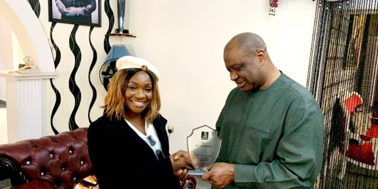 PMAN Honors Panam Percy Paul with an award, being the first Plateau PMAN Governor