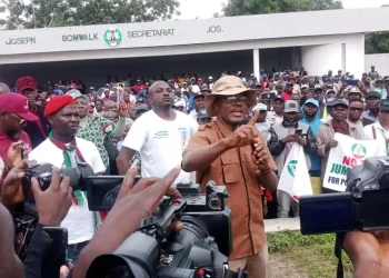 Huge Crowd in Plateau State as Labour Conducts Peaceful Protest Amidst High Security Presence