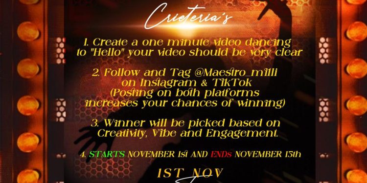 Maestro Milli – “Hello” Open Verse Challenge