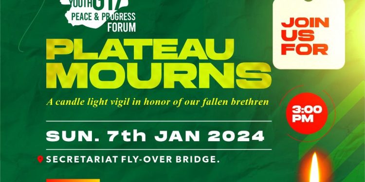 Plateau Youth G17 Peace and Progress Present Candlelight Vigil in Honor of Fallen Brethren