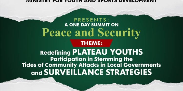 Plateau Youths set to hold Peace and Security Summit