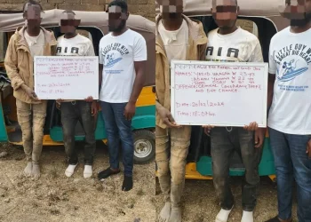 Police apprehend one-chance gang operating with tricycle in Jos