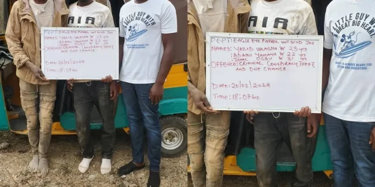 Police apprehend one-chance gang operating with tricycle in Jos
