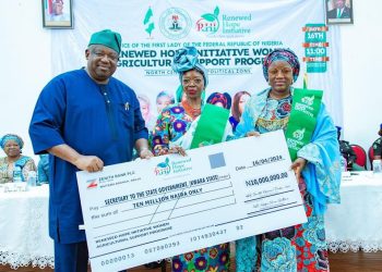 Sen. Remi Tinubu Launches Renewed Hope Initiative in Jos, Plateau State