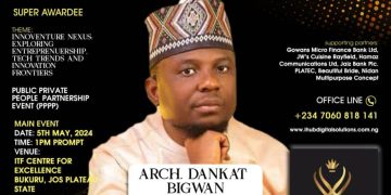 Arch. Dankat Bigwan, CEO of Varlaine Lounge & Park, emerged as CEO of the Year at PIBC 2024