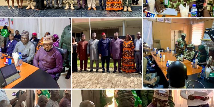 PLASIEC Chairman and Team Visit Security Outfits Ahead of Plateau State Local Government Elections