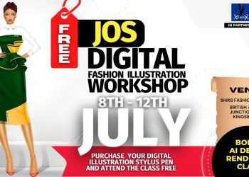 Join The Jos Manual & Digital Fashion Illustration Workshop by Shik’s Fashion and CELAFRIC
