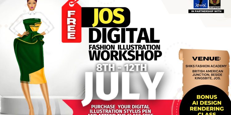 Join The Jos Manual & Digital Fashion Illustration Workshop by Shik’s Fashion and CELAFRIC