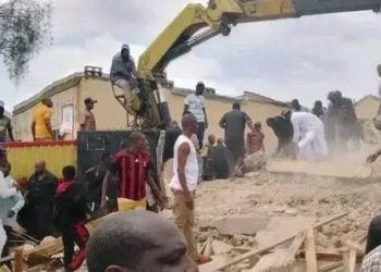 Jos-In: Two-Storey School Building Collapses In Plateau State