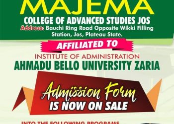 Majema College of Advanced Studies Jos Announces Sale of Admission Forms