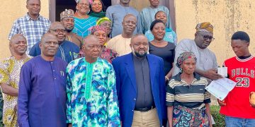 PLASIEC Presents Insurance Cheque and Additional Support to Family of Deceased Ad-Hoc Staff