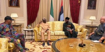 Amid Defection Rumour, Gov. Adeleke, Davido Meet Tinubu In Lagos