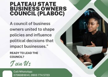 Plateau Business Owners Council Opens Nominations for Key Electoral Positions — Sales Close 25 September 2025