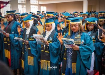 Beneficiaries of the Bagos Scholarship Scheme Inducted as Medical Laboratory Scientists