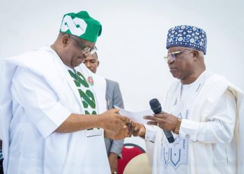 Plateau Politics Shift as Governor Mutfwang Receives APC Membership Card, Pledges Support for Tinubu