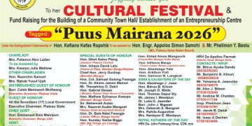 Mairana Community set for first-ever “Puus Mairana Cultural Festival