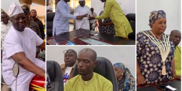 Council Boss, Pirfa Tyem Boosts Security in Langtang North, Empowers Police, NSCDC, NDLEA with 15 Bikes