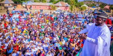 Massive Crowd Greets Yusuf Gagdi as Ward Tour Begins in Pankshin/Kanke/Kanam
