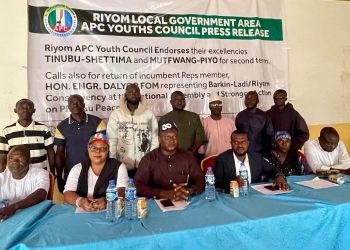 Riyom APC Youths Endorse Tinubu, Mutfwang, Dalyop Fom for Continuity Ahead of 2027