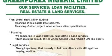 Greenforex Nigeria Limited Offers Loan Facilities, Real Estate and Land Services