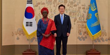 South Korea’s President receives Daduut as Nigeria’s Ambassador