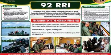 Nigerian Army Opens Special Recruitment For Skilled Applicants: APPLY NOW