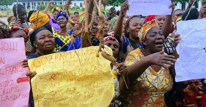 Abia Women Protest Alleged Destruction of Farms by Herdsmen